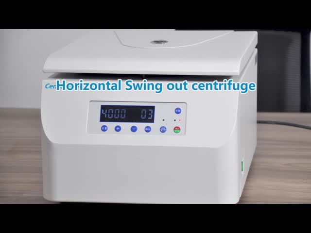 Swing-out Rotor Horizontale Zentrifuge Niedriggeschwindigkeitslabor Zentrifuge Zelle/ Klinische/ Biotechnologie/ PCR/ Forschungsblut/ Plasma/ Urin Separation