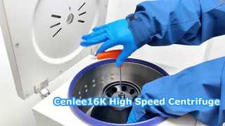 Cenlee16K 16000 U/min Festwinkelrotor Tisch-Hochgeschwindigkeitszentrifuge mit LCD-Bildschirm