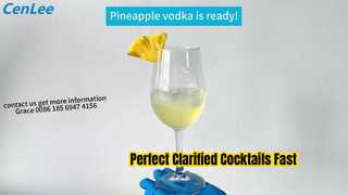 Zentrifuge zum Klären von Bar-Cocktails und Getränken