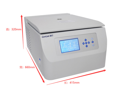 Ein guter Preis. Langsame gekühlte Mikroprozessor Benchtop-Zentrifugen-Maschine in Kapazität 5000rpm 300ml maximal Online