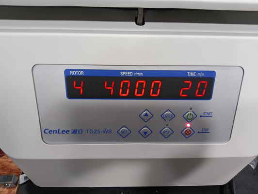 TDZ5-WS Benchtop horizontale Zentrifuge schwingen heraus Rotor 5000rpm 4*250ml mit Eimern