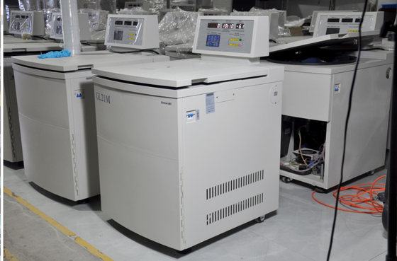 GL21M 21000rpm Fußboden Typ Ultra-Hochgeschwindigkeits-Zentrifuge Kühlschrank Max. RCF 48900 x g Max. Kapazität 3000ml