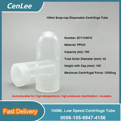 100ml Conical Bottom Tubes for Easy Pellet Visualization