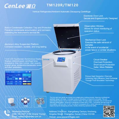 Ein guter Preis. TMF120R Blutröhrchen-Zentrifuge mit automatischer Entkorkung 3370xg für 120 x 5/7ml Röhrchen Online