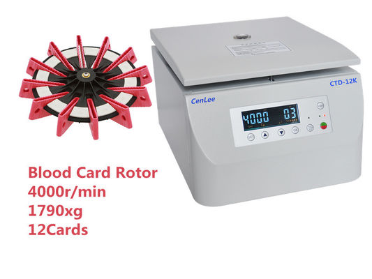 Ein guter Preis. Das 12 Karten-Blut-Karte kühlte schwanzlosen Motor 1PH Microcentrifuge DCs Online